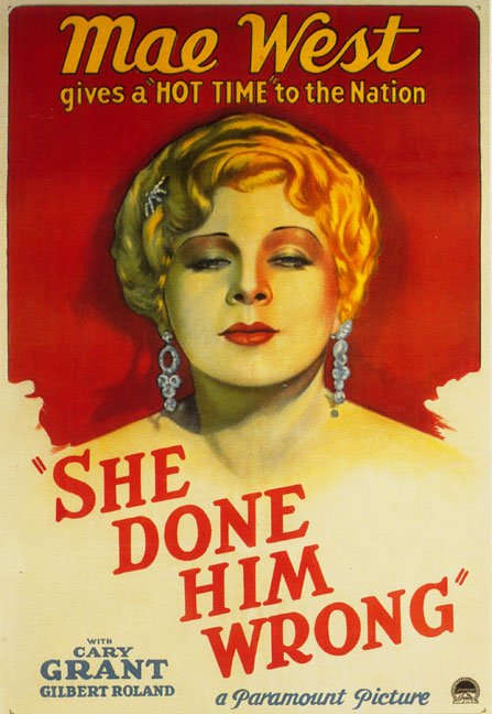 L'affiche du film She Done Him Wrong