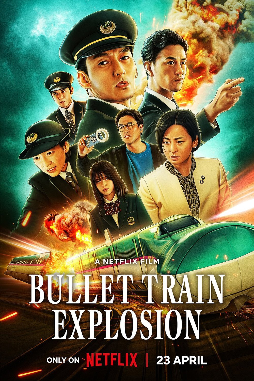 L'affiche du film Bullet Train Explosion [2025]