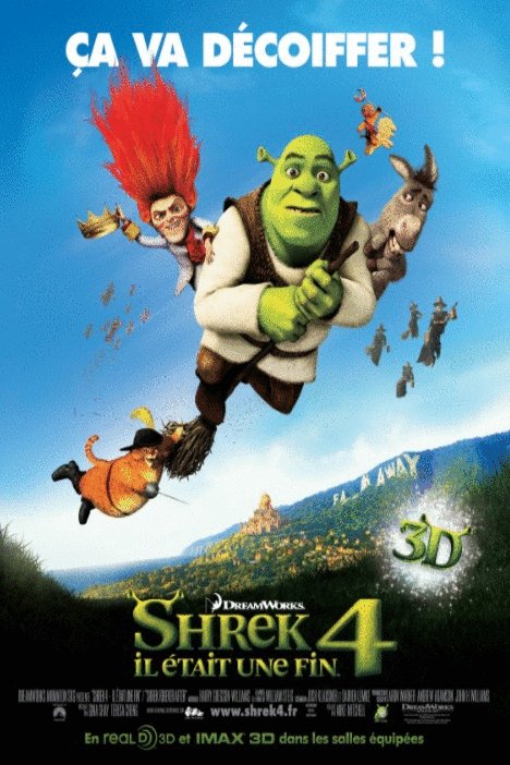 L'affiche du film Shrek 4: Il était une fin