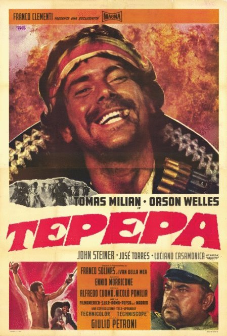 L'affiche originale du film Tepepa en italien