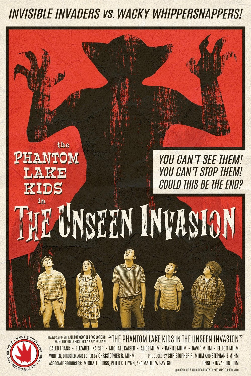 L'affiche du film The Phantom Lake Kids in the Unseen Invasion