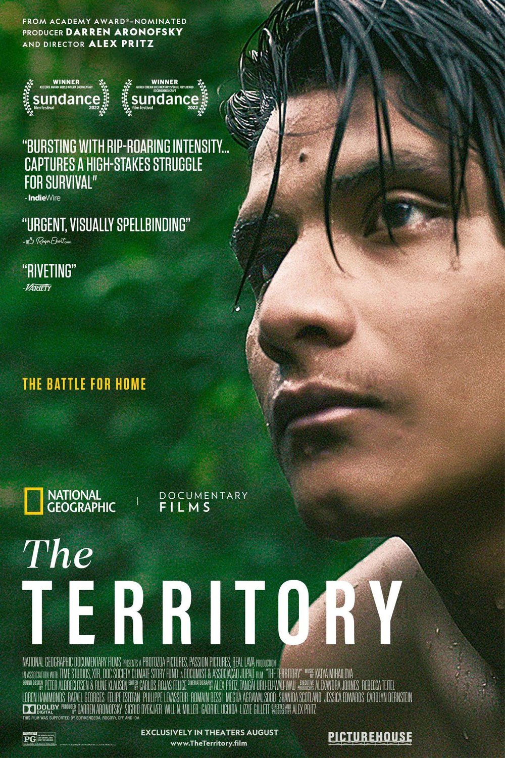 L'affiche originale du film The Territory en Tupi