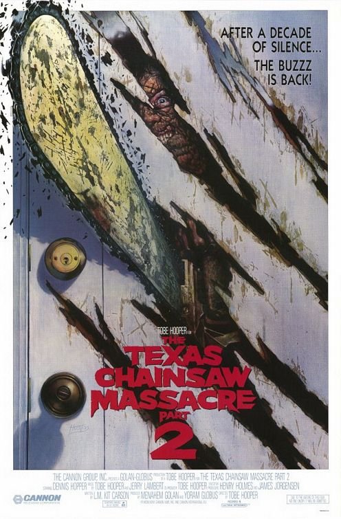 L'affiche du film The Texas Chainsaw Massacre 2