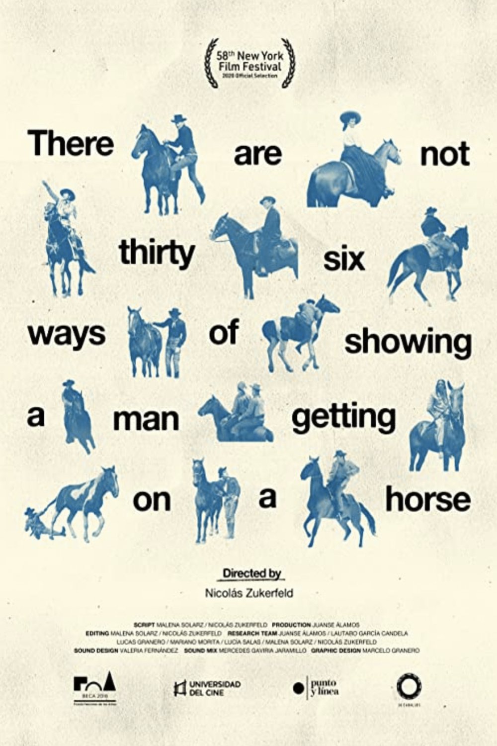 Poster of the movie There Are Not Thirty-six Ways of Showing a Man Getting on a Horse