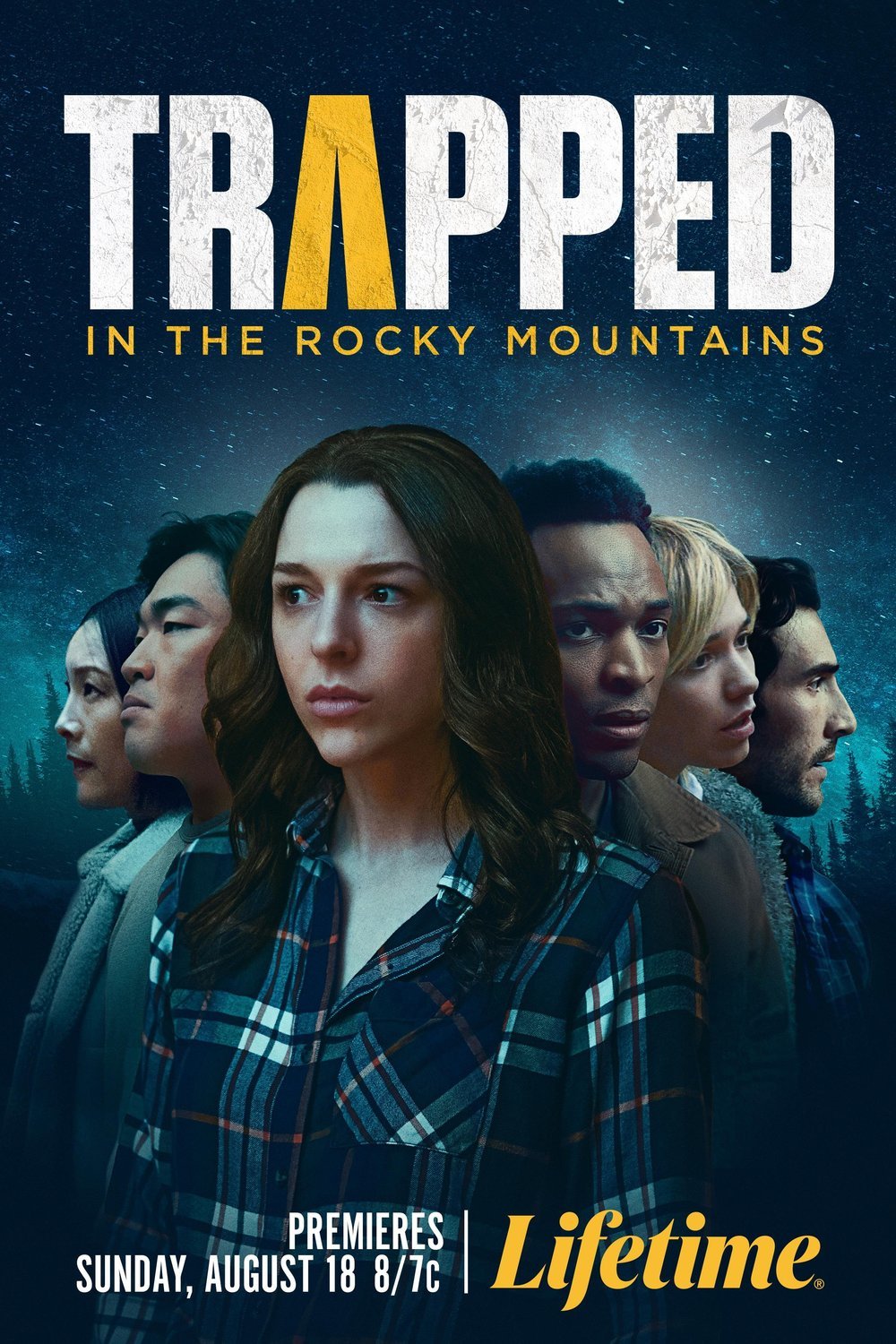 L'affiche du film Trapped in the Rocky Mountains [2024]