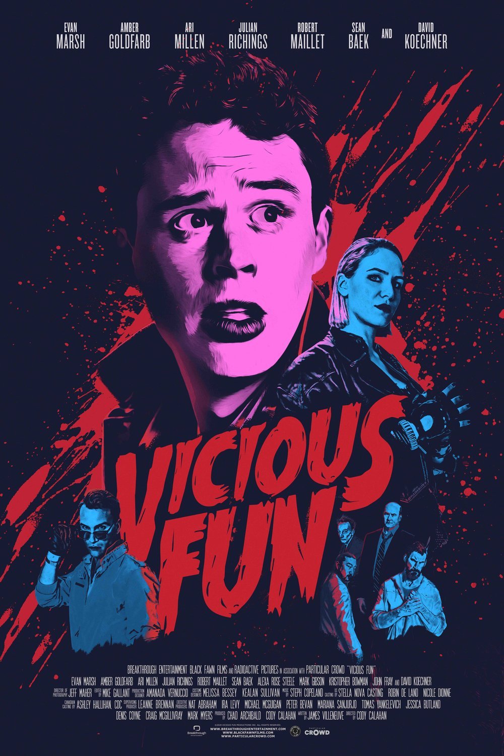 L'affiche du film Vicious Fun [2020]