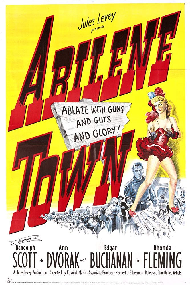 L'affiche du film Abilene Town