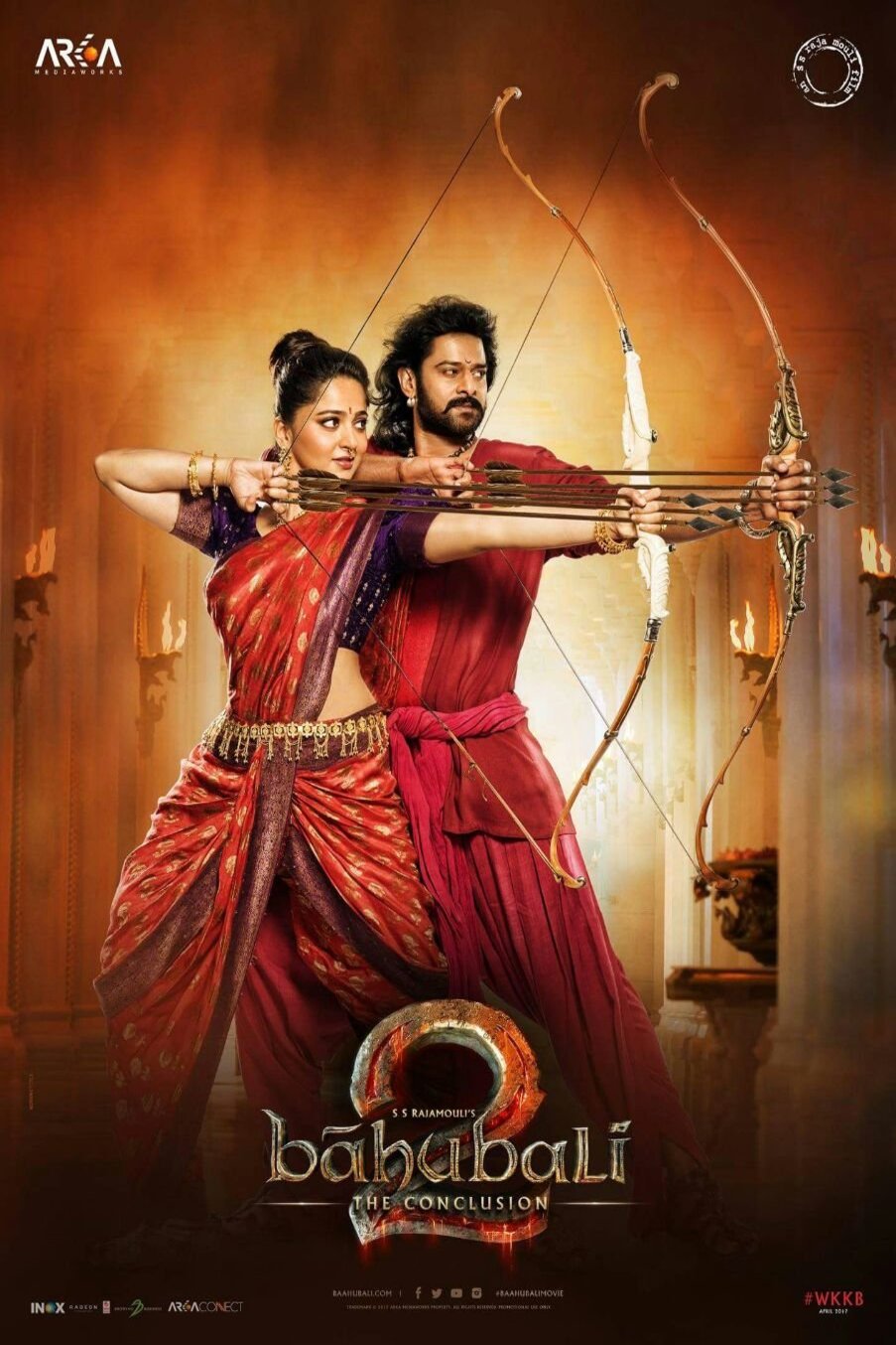 Hindi poster of the movie Baahubali 2: The Conclusion