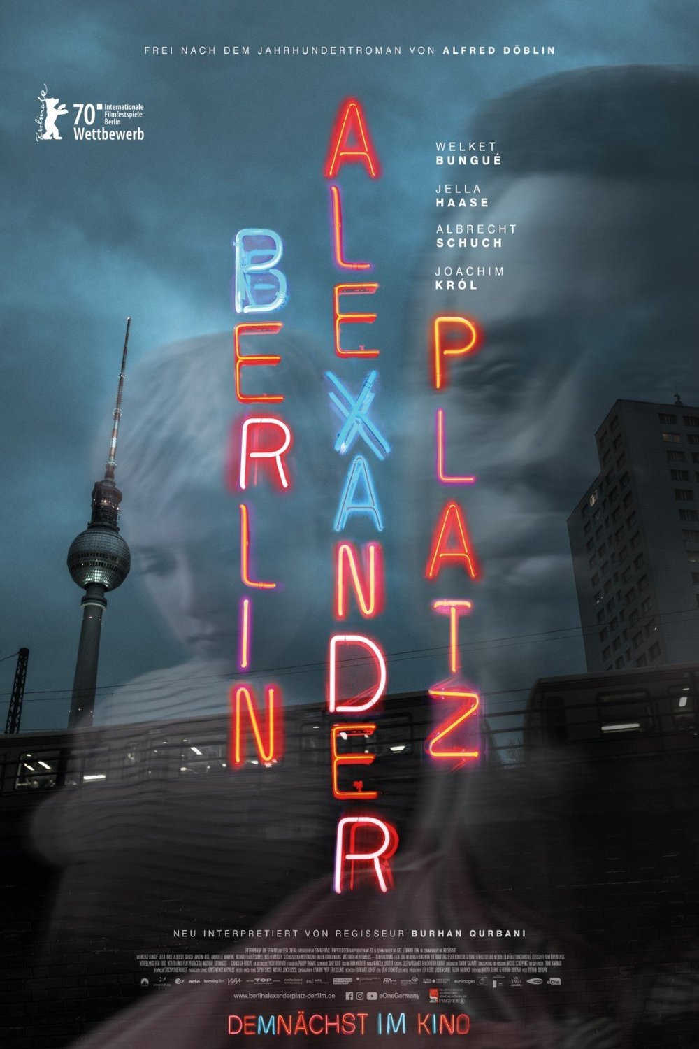 Portuguese poster of the movie Berlin Alexanderplatz