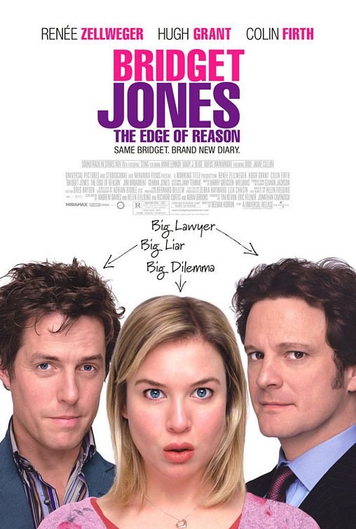 L'affiche du film Bridget Jones: The Edge of Reason