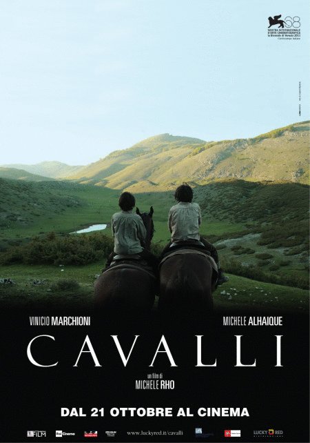 L'affiche originale du film Horses en italien