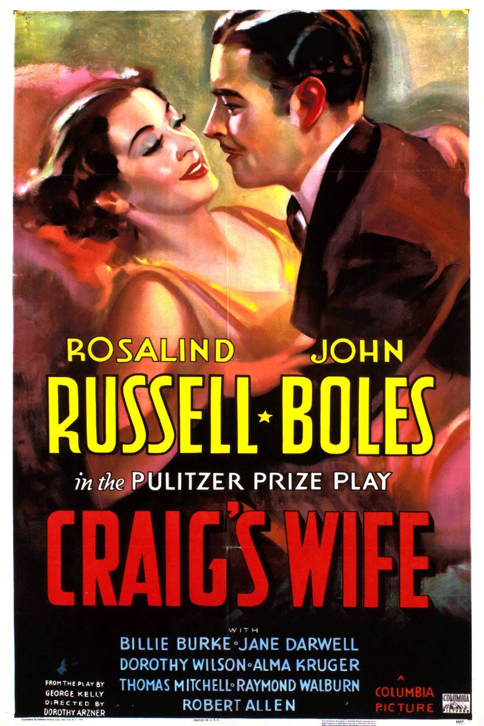 L'affiche du film Craig's Wife