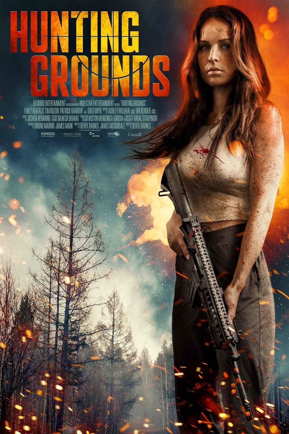 L'affiche du film Hunting Grounds [2025]