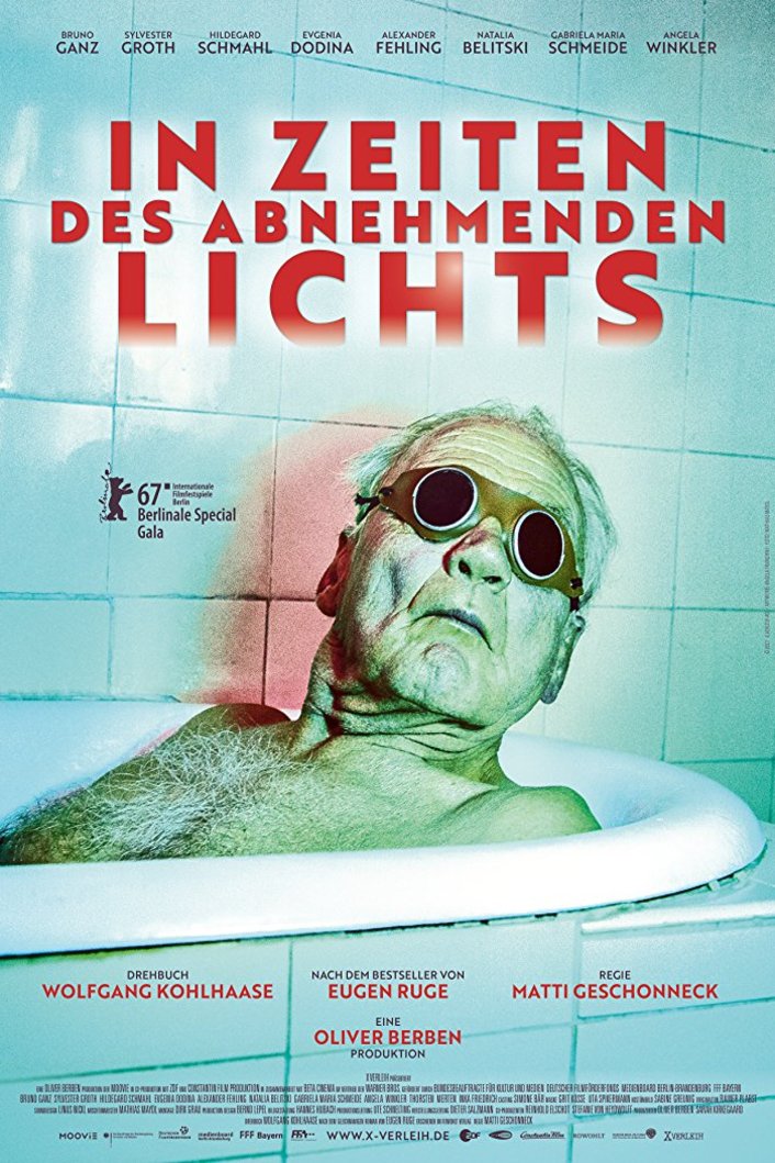 L'affiche originale du film In Times of Fading Light en allemand