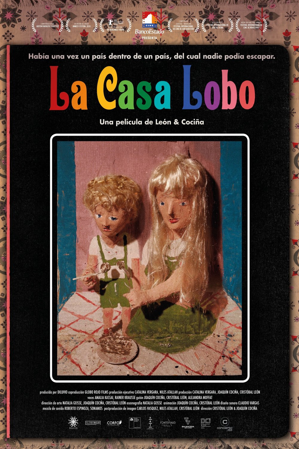 Spanish poster of the movie La Casa Lobo