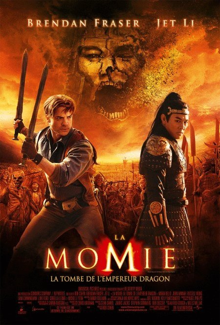 L'affiche du film La Momie 3: La tombe de l'Empereur Dragon
