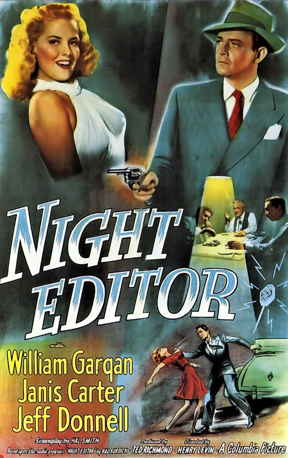 L'affiche du film Night Editor