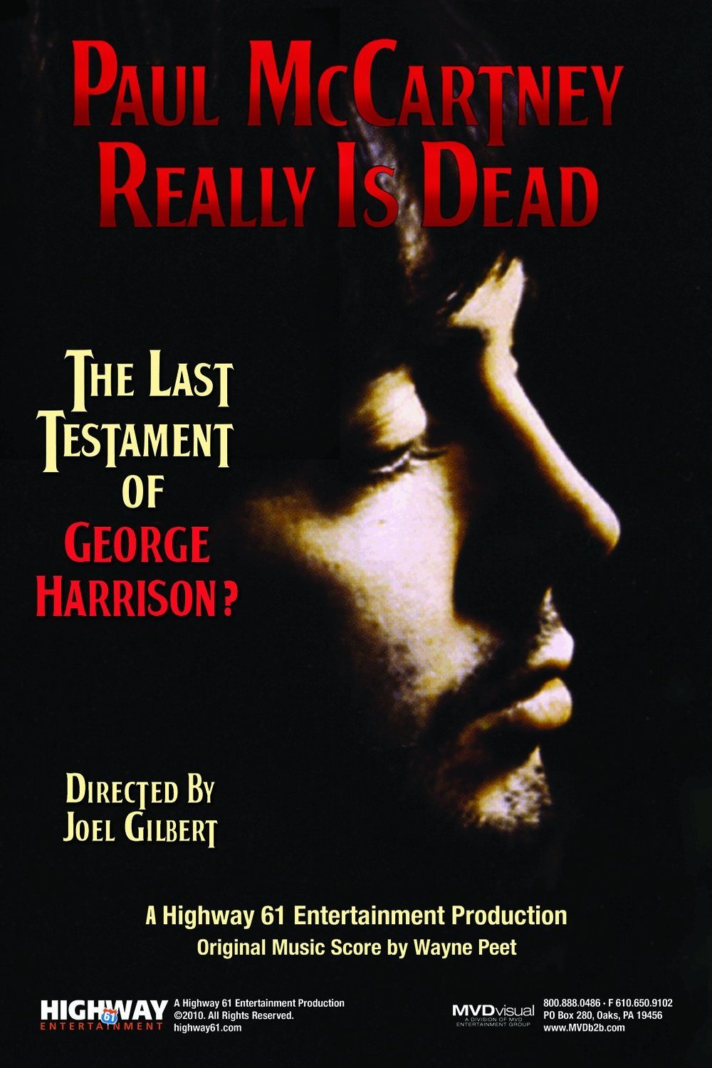 L'affiche du film Paul McCartney Really Is Dead: The Last Testament of George Harrison