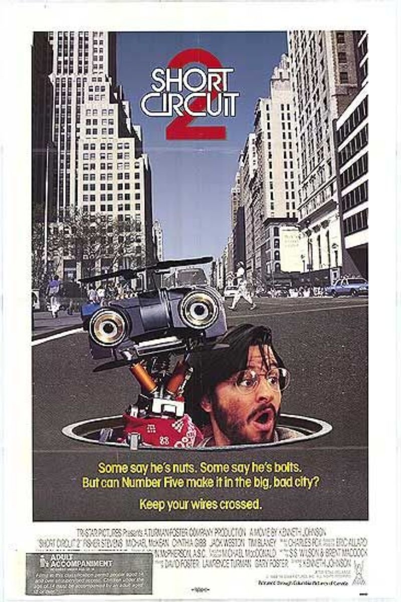 L'affiche du film Short Circuit 2