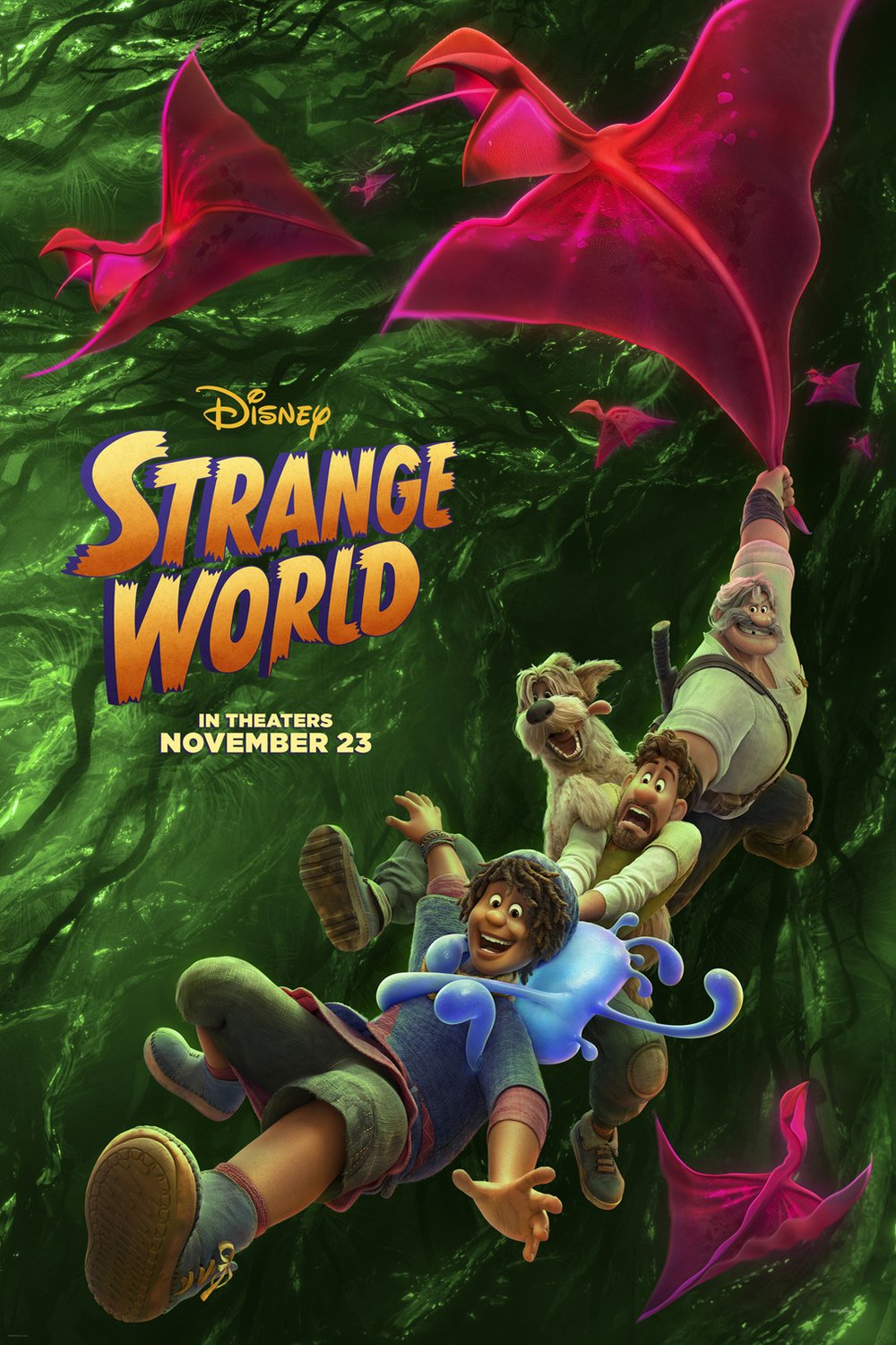 L'affiche du film Strange World