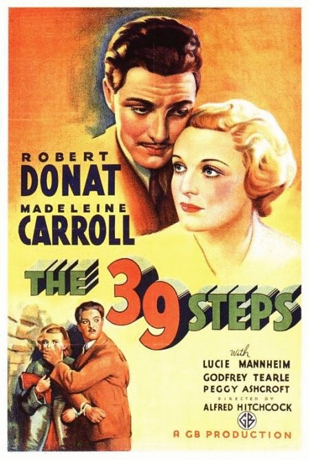 L'affiche du film The 39 Steps