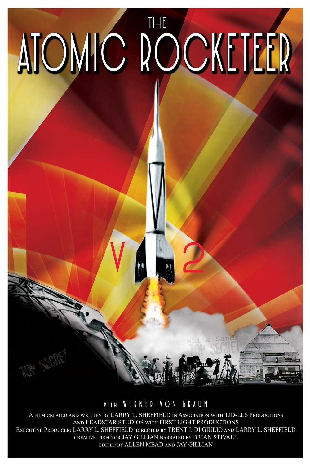 L'affiche du film The Atomic Rocketeer [2024]