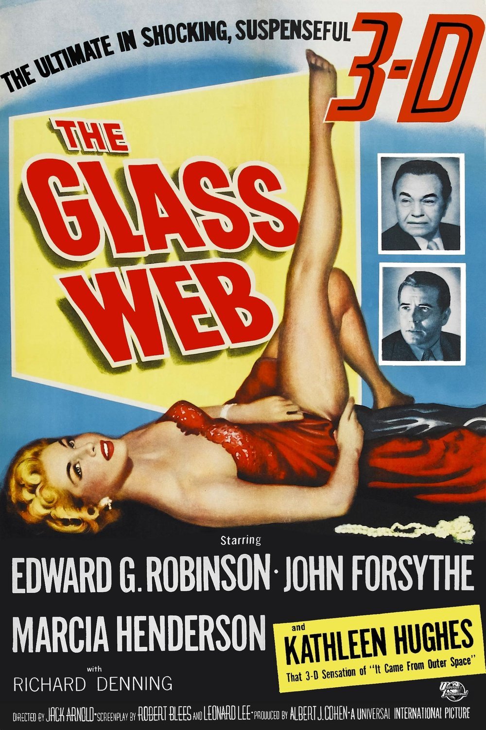 L'affiche du film The Glass Web