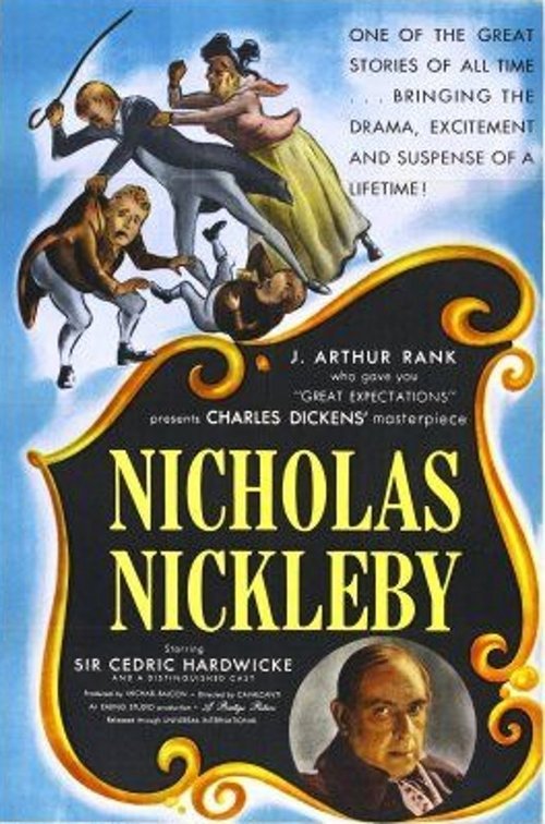 L'affiche du film The Life and Adventures of Nicholas Nickleby
