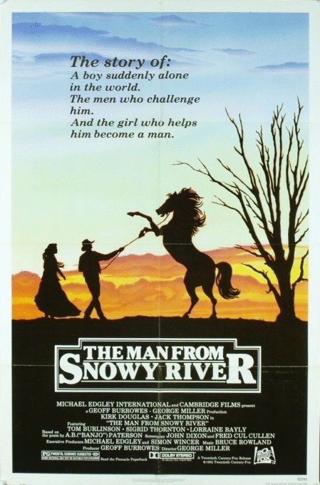 L'affiche du film The Man from Snowy River