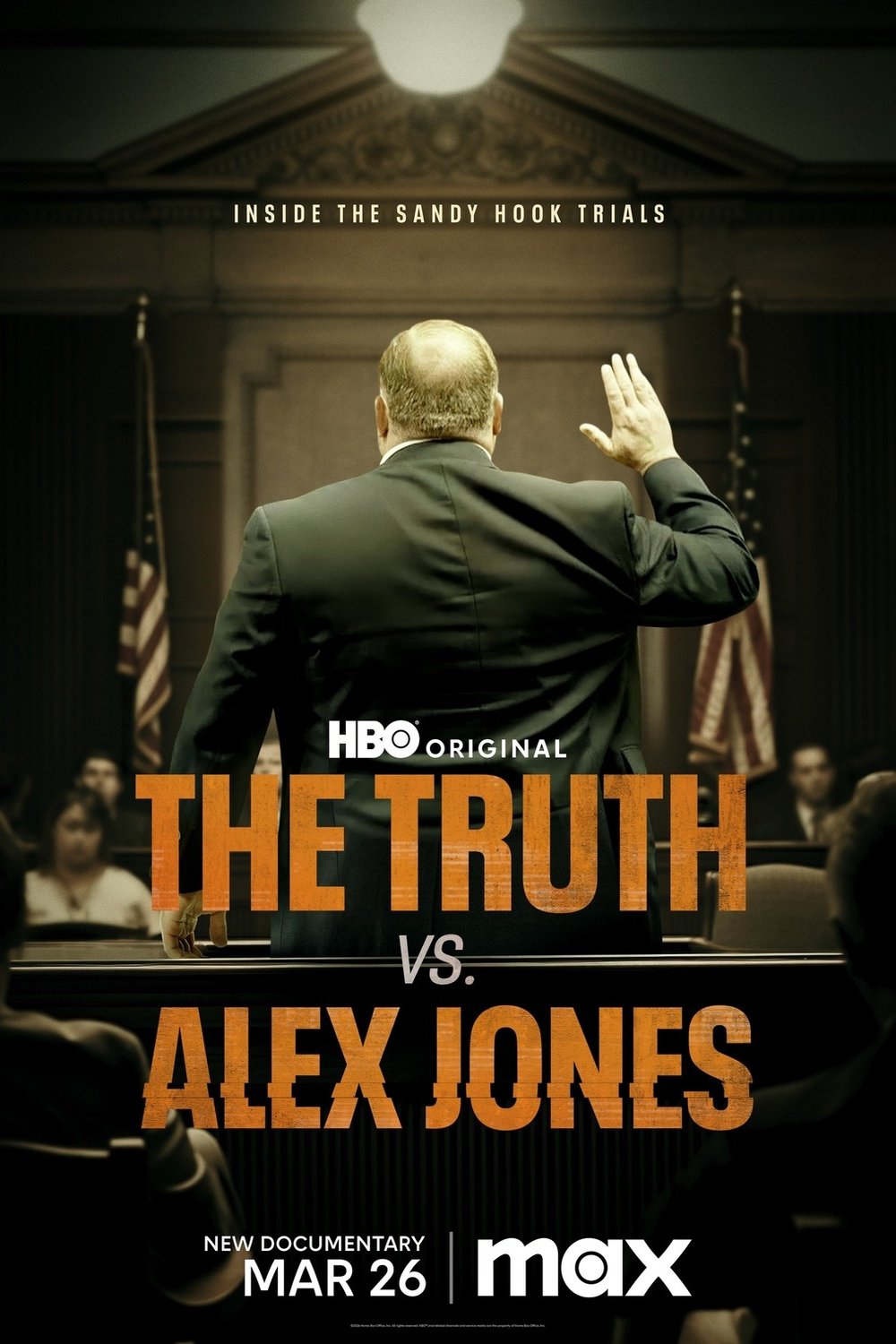 L'affiche du film The Truth vs. Alex Jones [2024]