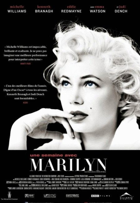 L'affiche du film Une Semaine avec Marilyn