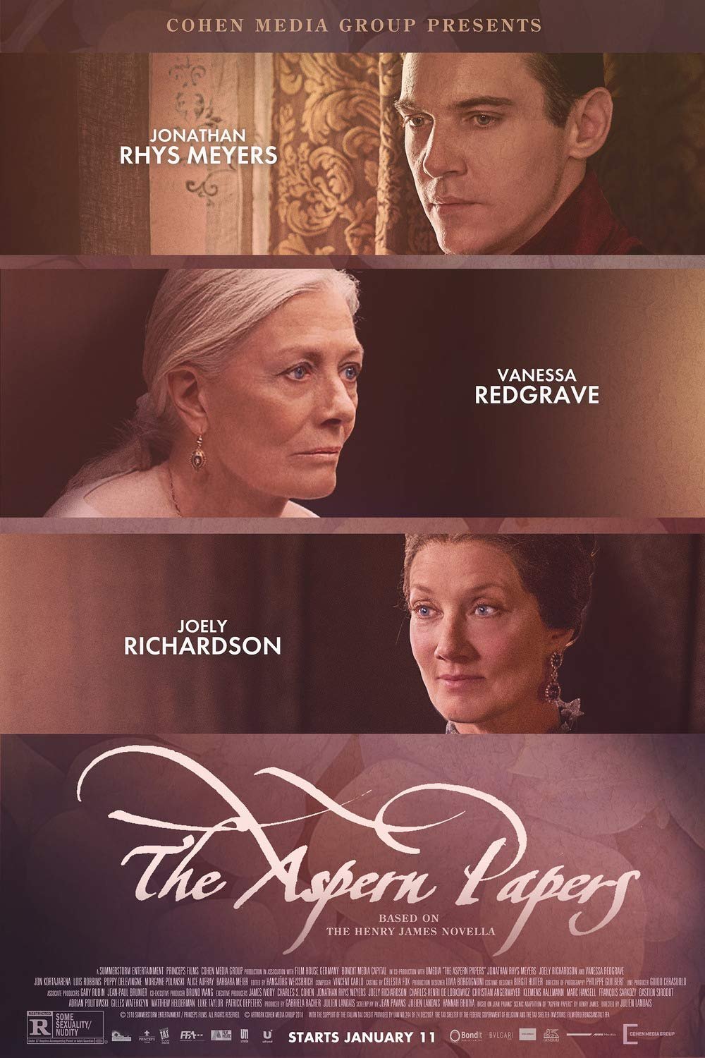 L'affiche du film The Aspern Papers