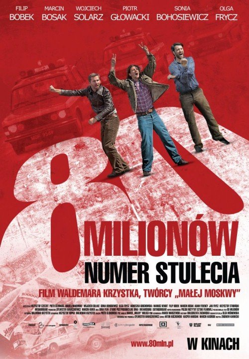 Polish poster of the movie 80 milionów