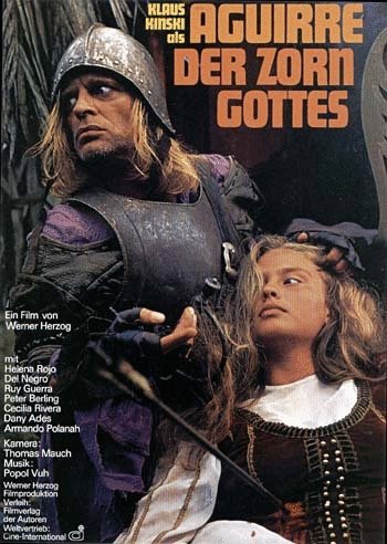 L'affiche originale du film Aguirre, der Zorn Gottes en allemand