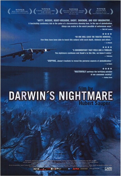 L'affiche du film Le Cauchemar de Darwin