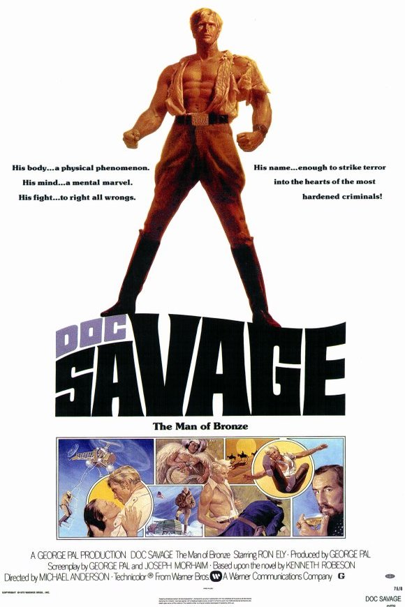 L'affiche du film Doc Savage: The Man of Bronze