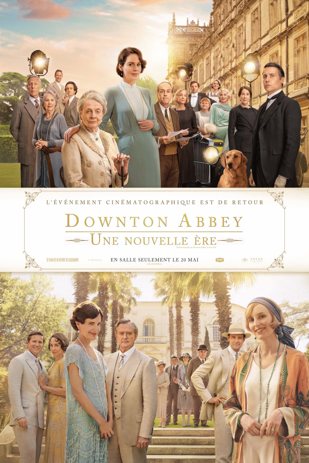 L'affiche du film Downton Abbey: Une nouvelle ère [2022]