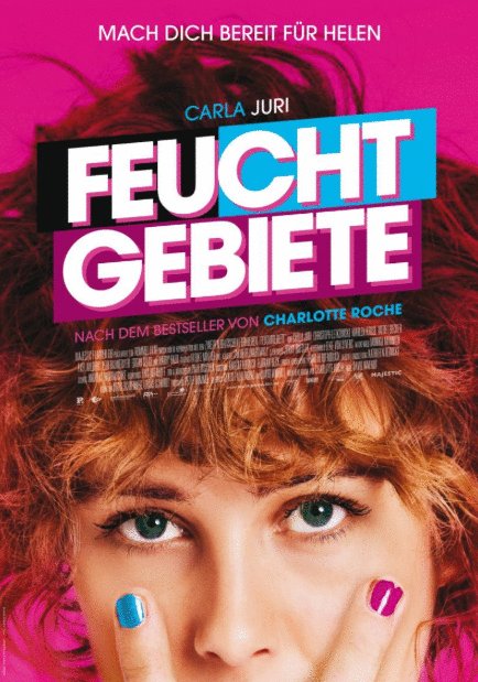 L'affiche originale du film Feuchtgebiete en allemand