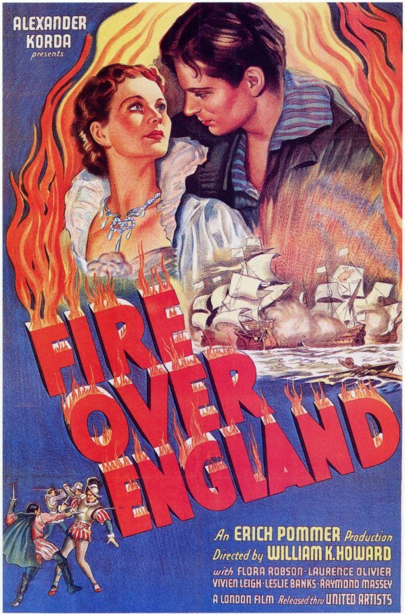 L'affiche du film Fire Over England