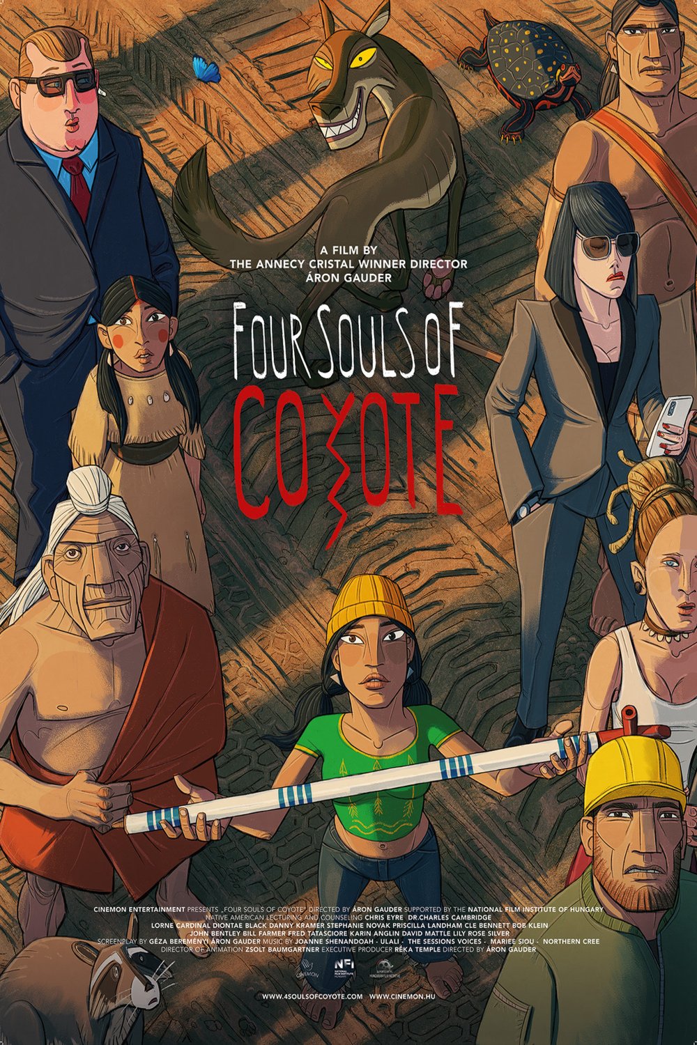 L'affiche du film Four Souls of Coyote