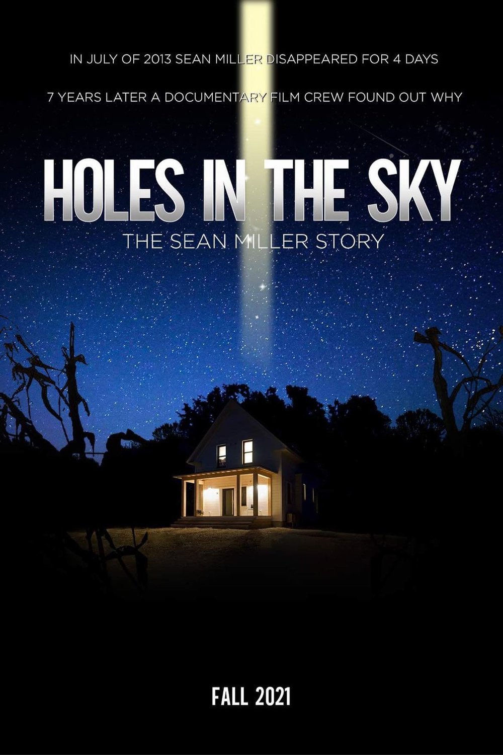 L'affiche du film Holes in the Sky: The Sean Miller Story [2021]