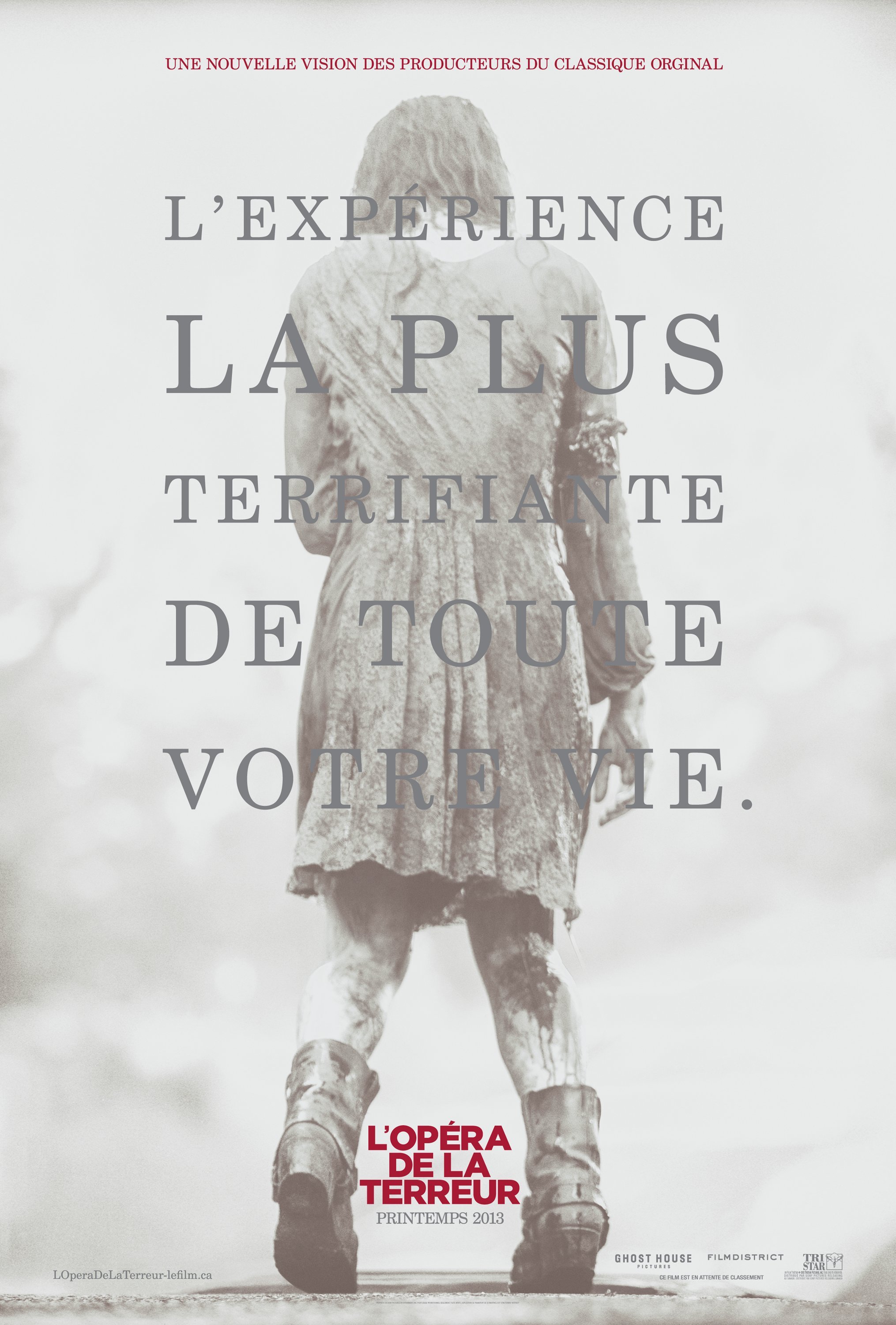 L'affiche du film L'Opéra de la terreur