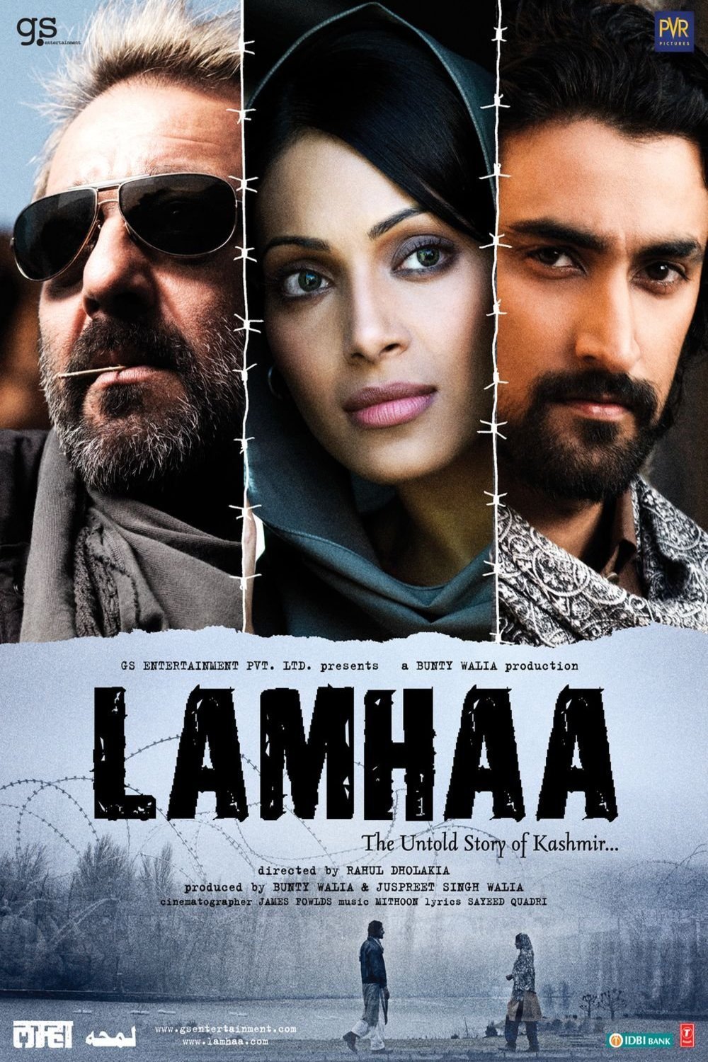 L'affiche du film Lamhaa: The Untold Story of Kashmir