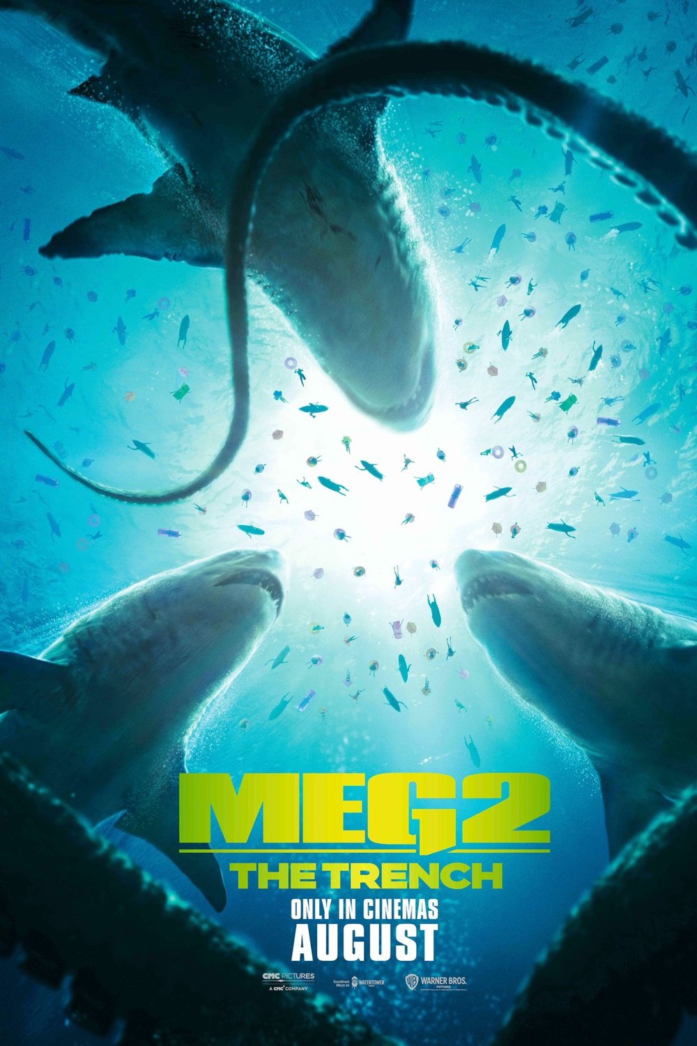 L'affiche du film Mégalodon 2: La Fosse