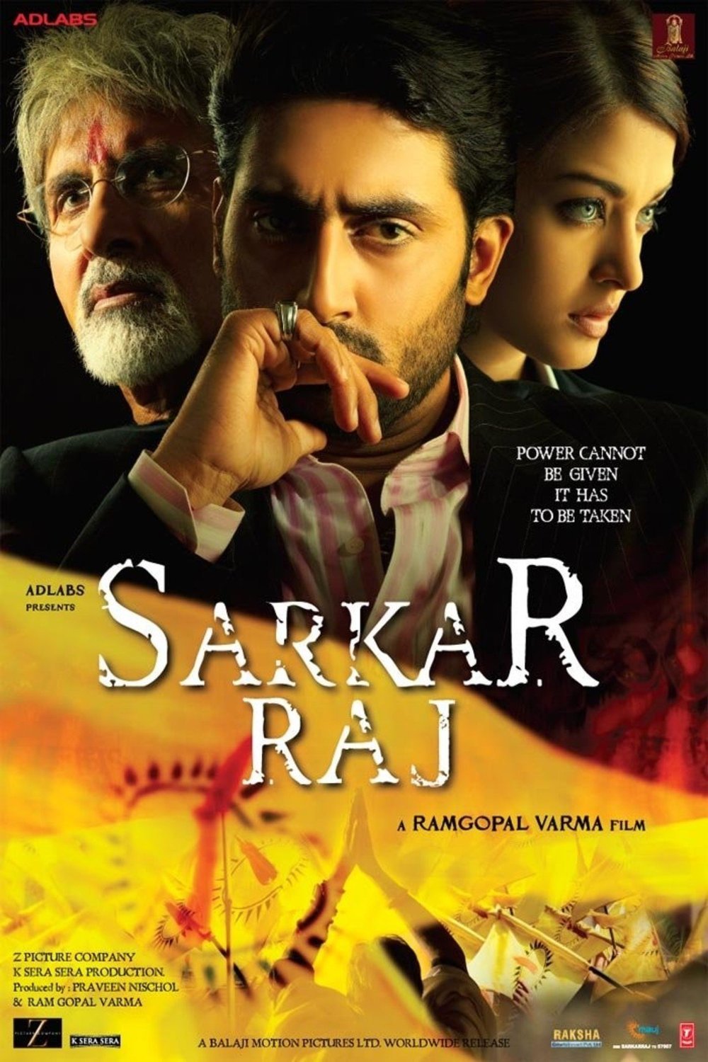 L'affiche originale du film Sarkar Raj en Hindi