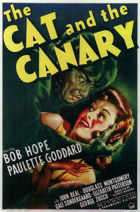 L'affiche du film The Cat and the Canary