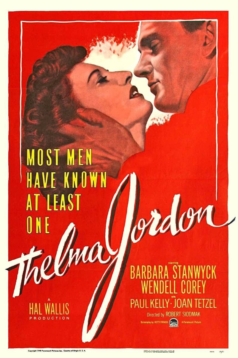 L'affiche du film The File on Thelma Jordon
