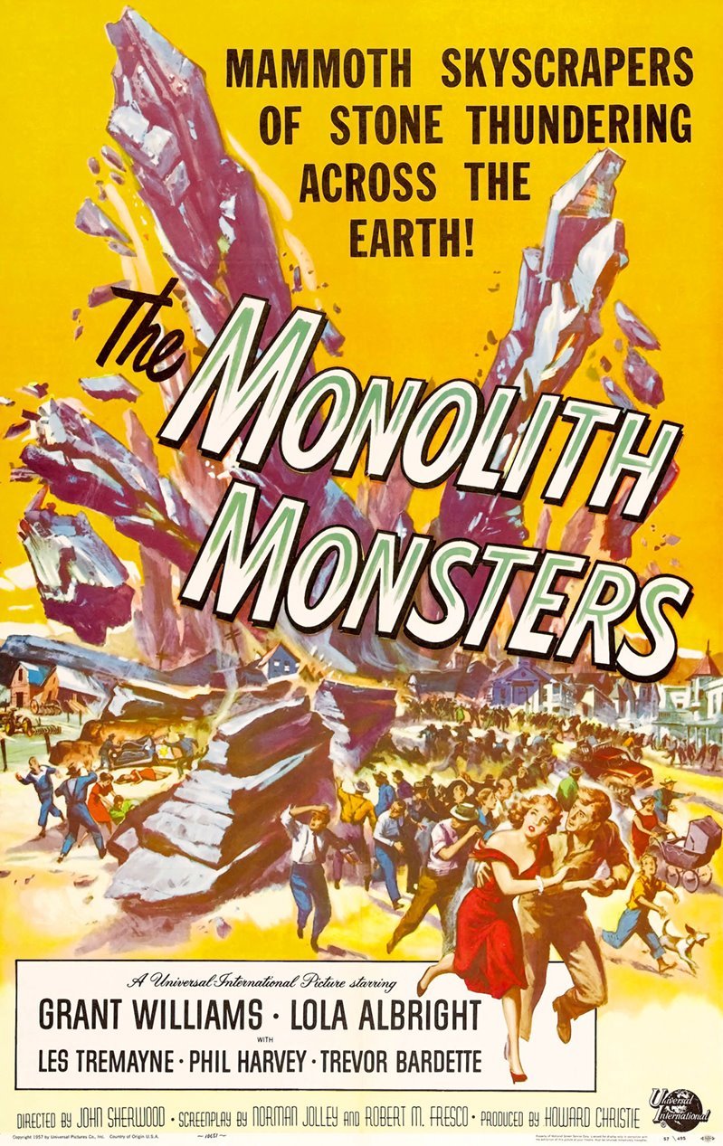 L'affiche du film The Monolith Monsters