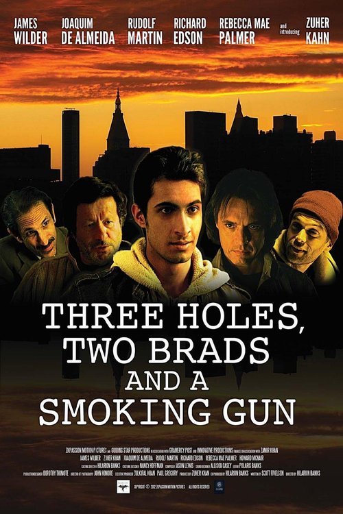 L'affiche du film Three Holes, Two Brads, and a Smoking Gun