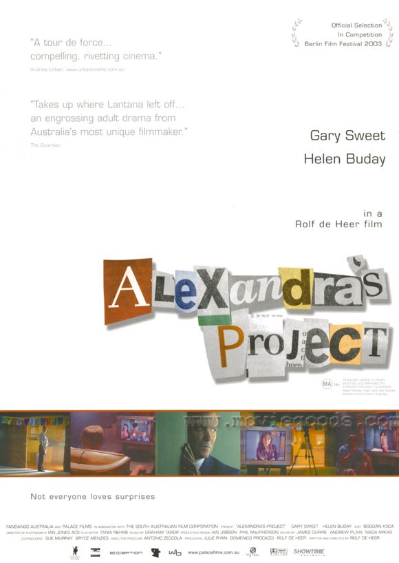 L'affiche du film Alexandra's Project